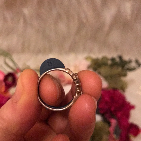 Sterling silver/marquisate ring size 8 - Picture 5 of 6